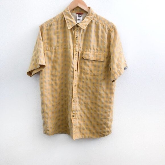 THE NORTH FACE Button Down Short Sleeve Shirt Medium Size - Picture 1 of 10